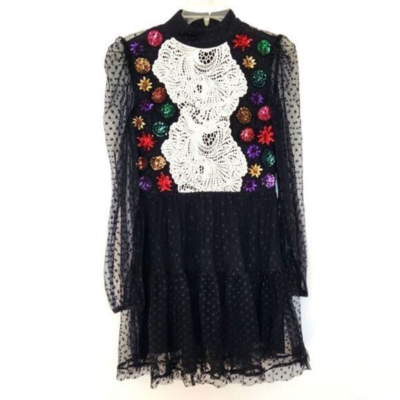 ASOS Millie Mackintosh Embellished Detail Mini Dress - Picture 1 of 15